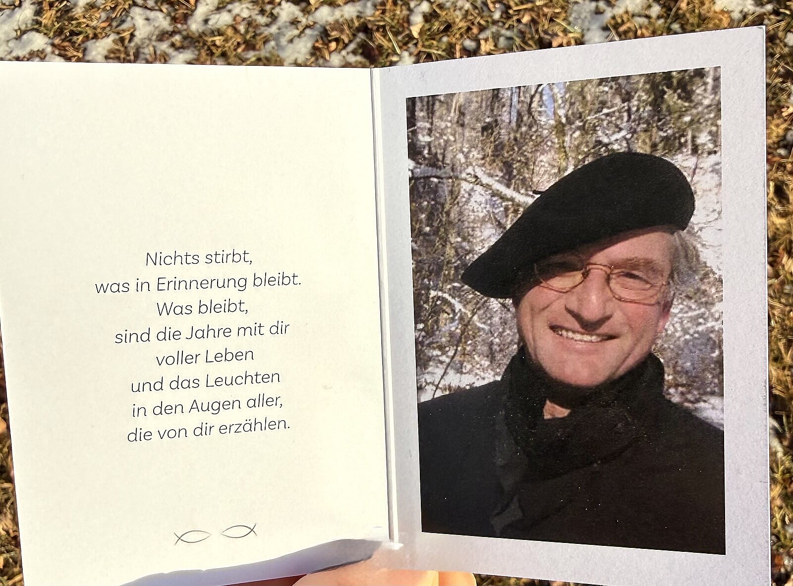 Bild von der Gedenkseite für Hans Martin Schroeder